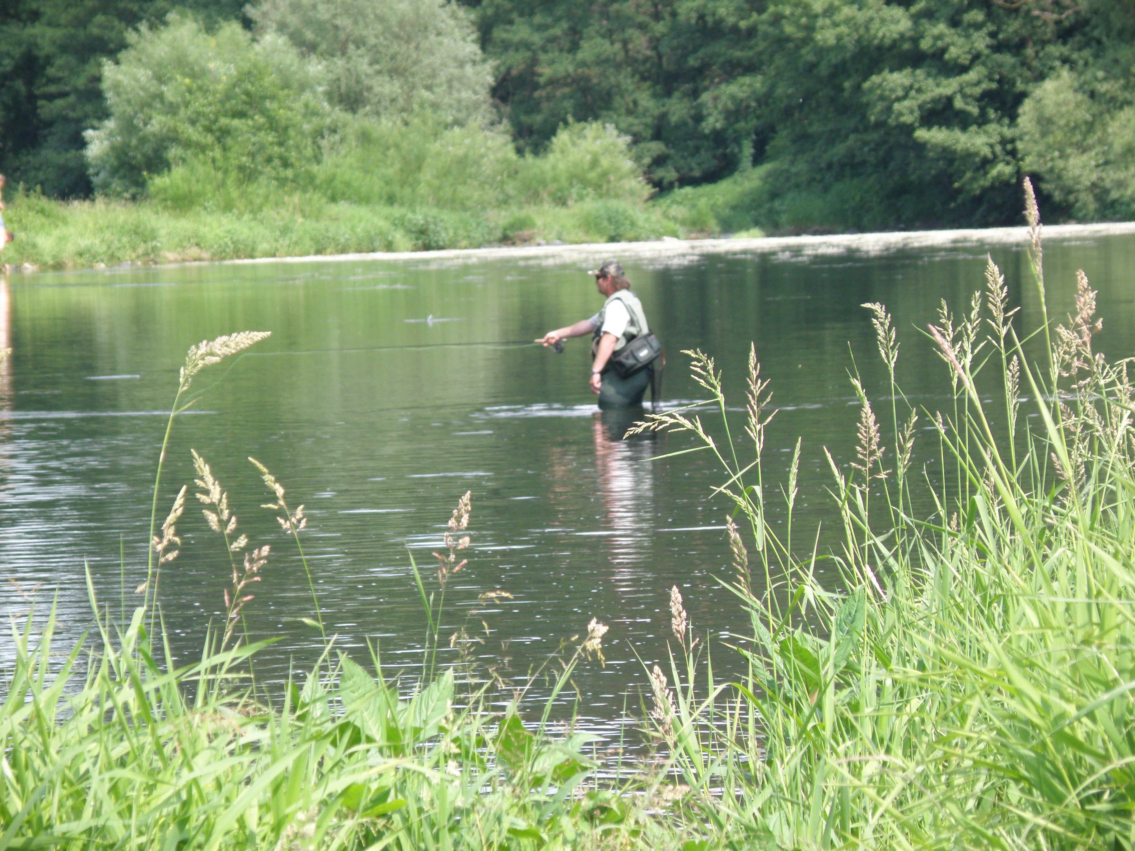 Rybaření přímo u chaty (70m)